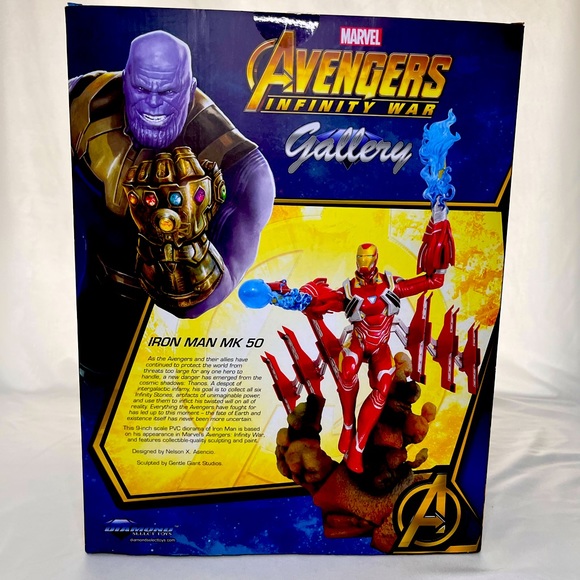 IRON MAN MK 50 Statue 9” - Picture 5 of 6